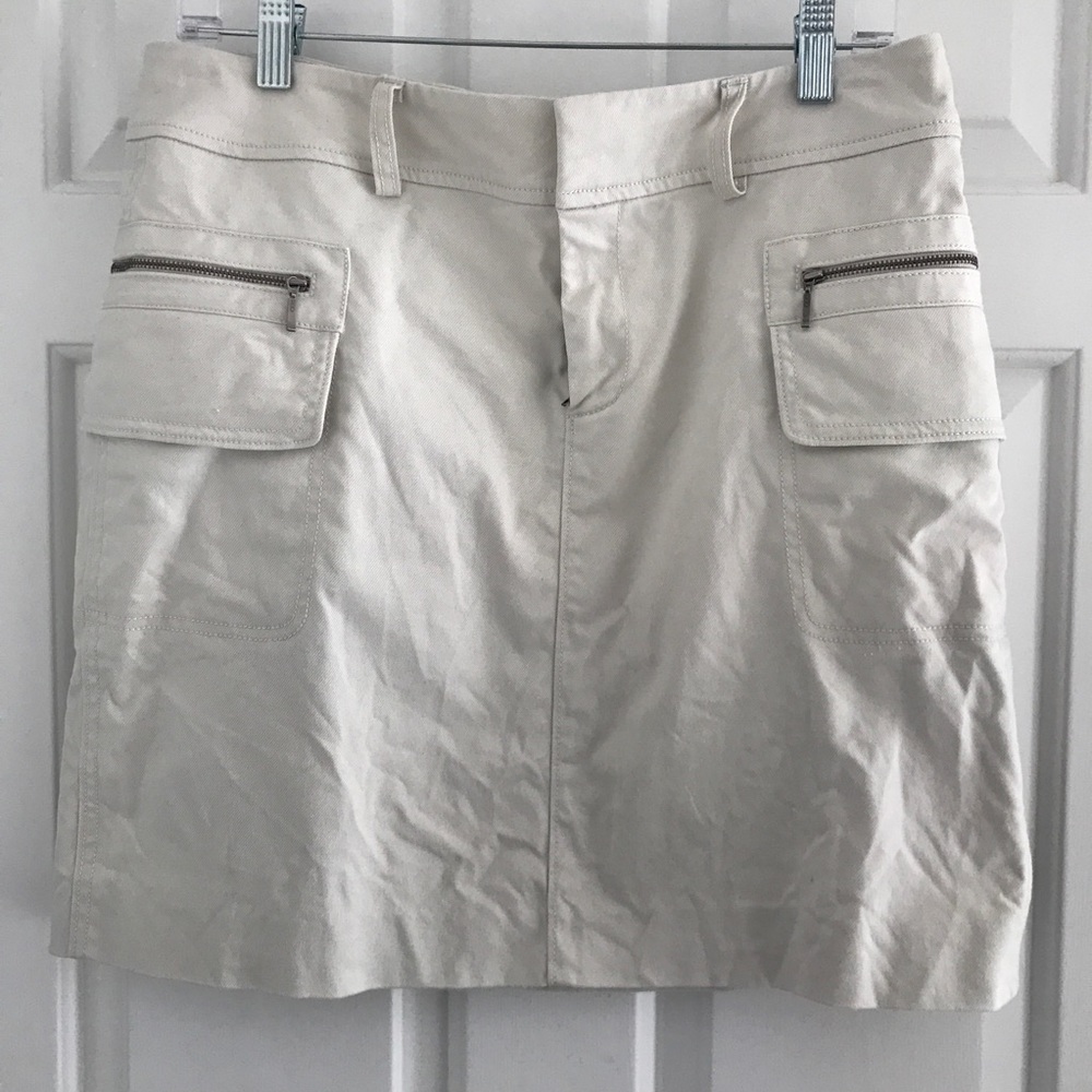 Banana Republic Stretch Khaki Skirt